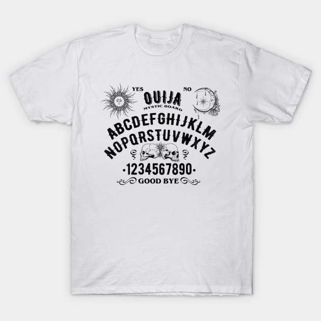 Ouija Board T-Shirt by Sasyall